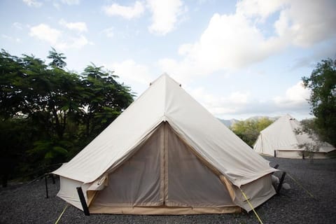 Glamping 2 Dbl Beds on Climbing destination