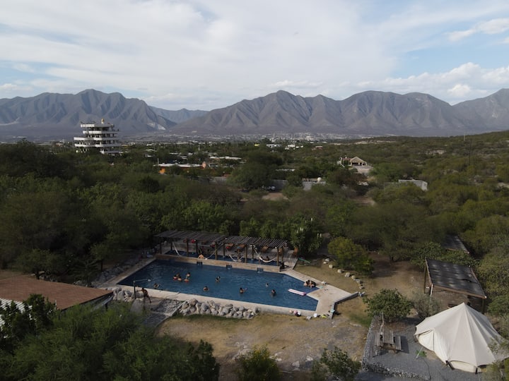 Private Glamping 2 Beds On El Potrero Chico - Hidalgo