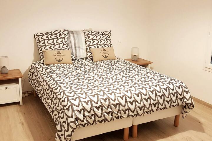 chambre double invités
