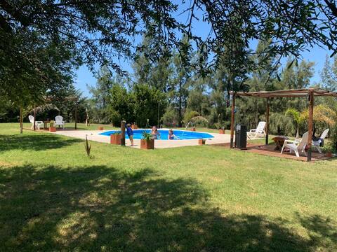 Casa de campo con vista al viñedo