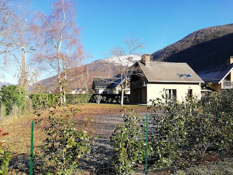 chalet on the set up