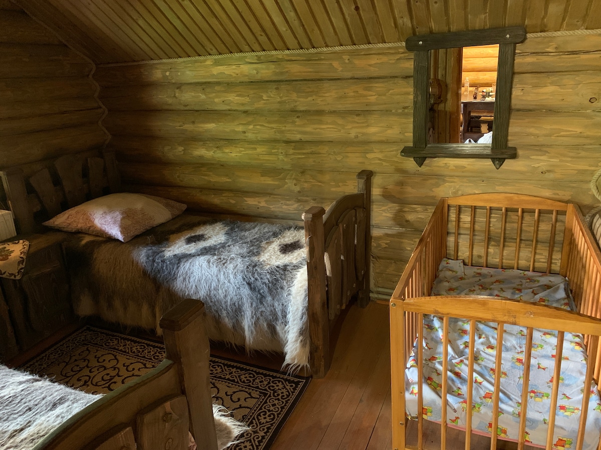 Kamer 1 (2 bedden en een babybedje)