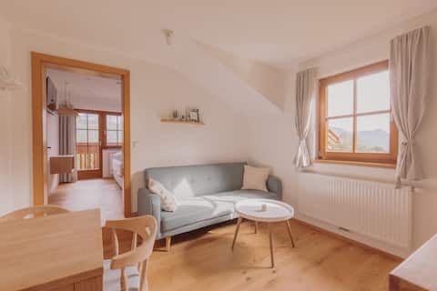 Popular Airbnb listing: Vom Reiter vacation apartment with mountain view and sauna in Schladming