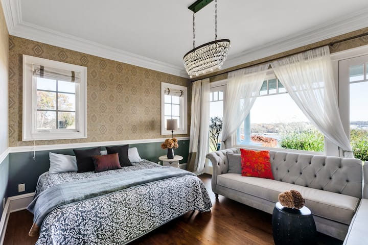 Bedroom with couch