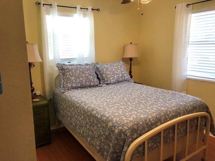 Blue Bonnet bedroom with full size bed