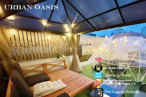 ★THE URBAN OASIS★ The Big Unit at Heart Of Hongdae