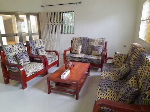 A large bedroom on the 1st floor in the villa