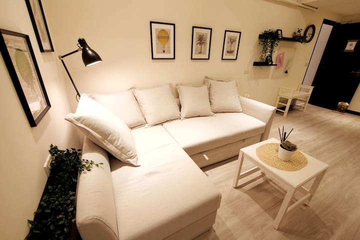 旅家雅舍11B＠3B2B/電梯/高樓層 5~8人 古亭MRT5分鐘 師大永康商圈