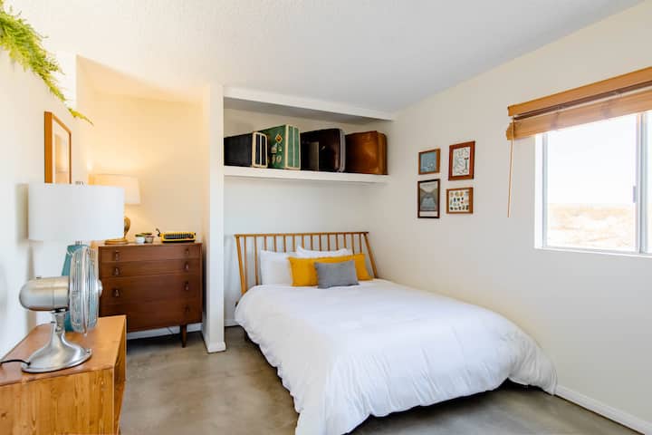 Quiet, cozy bedrooms for deep desert sleep.