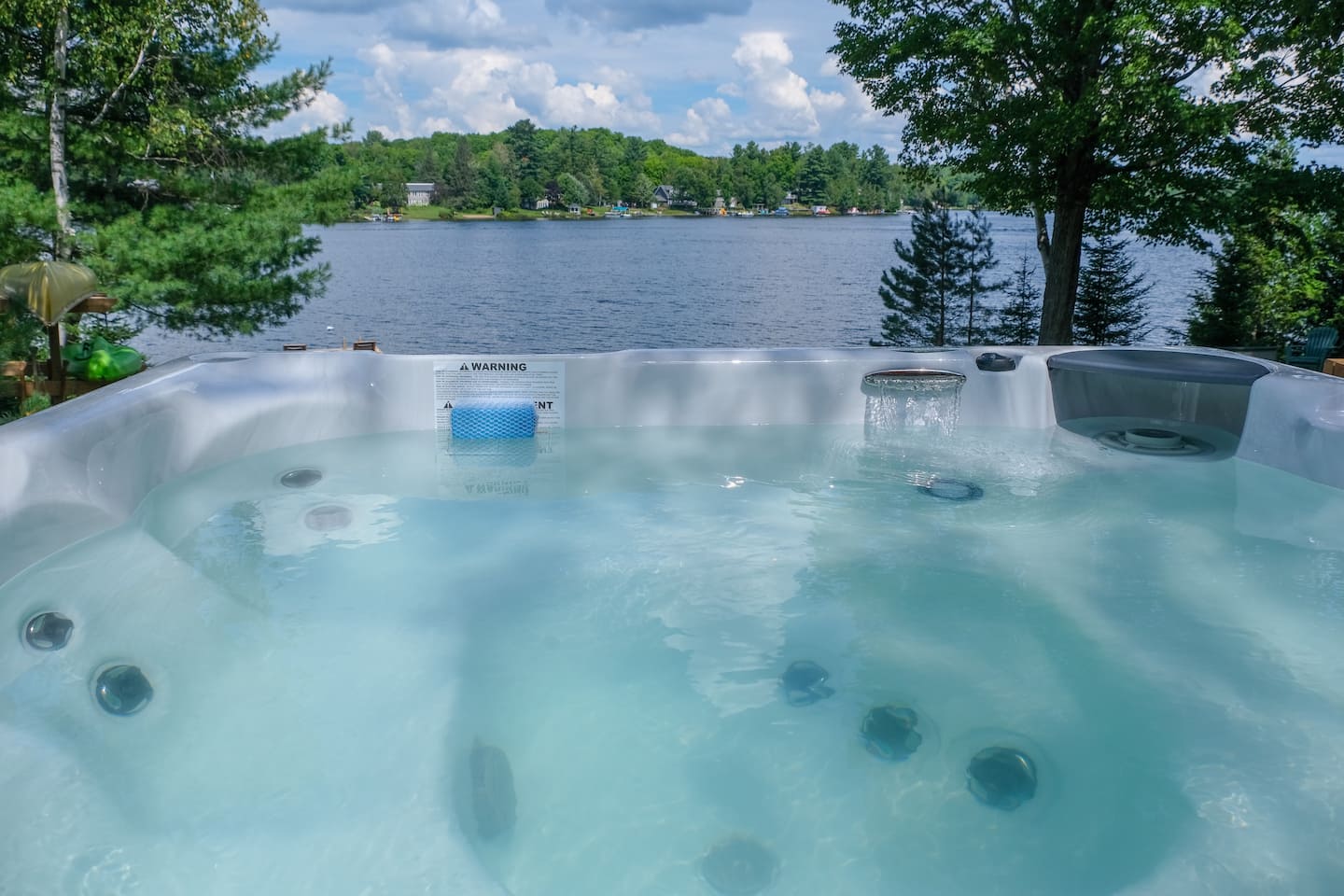 Dining table set for a relaxing meal