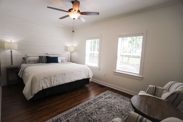 Master bedroom with King Bed.