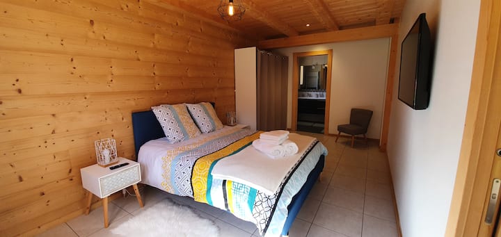 Eltern-Suite im Erdgeschoss