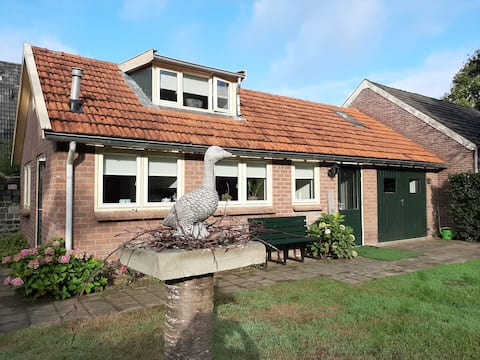 Fully furnished detached house on the edge of the forest.