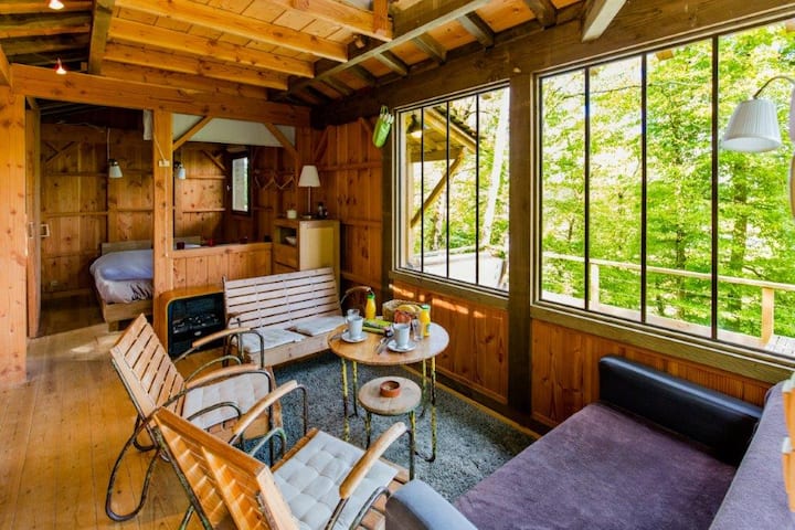 Cabane Familiale Perchée - Eco-site - Mirande