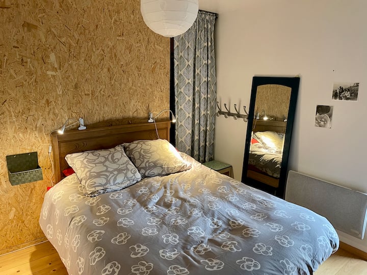 3号卧室在楼上。