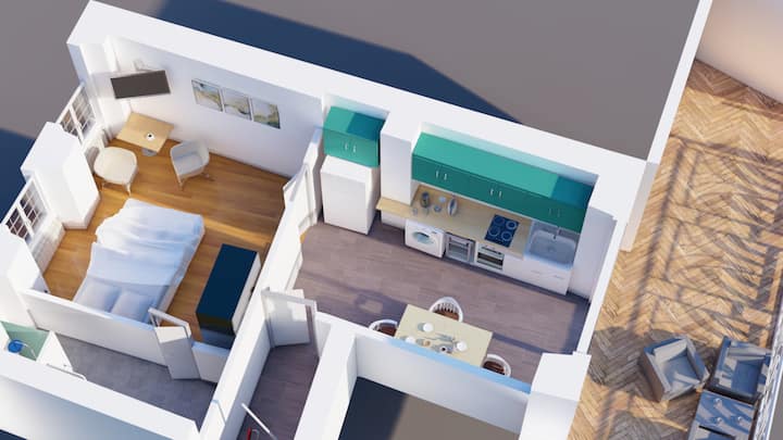 Appartement Terrasse Cosy En Hyper Centre D’isigny - Isigny-sur-Mer