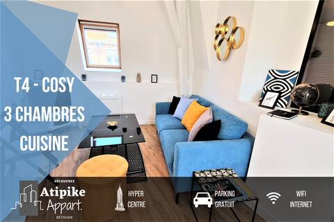 Charming apartment with all the comforts in the heart of Bethune