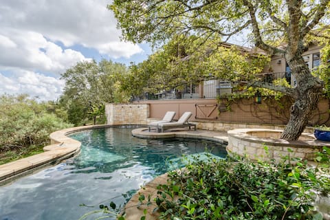 Dripping Springs Dream House, pool, views, privacy