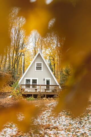 Cozy Aframe in Fall Foliage 5min to Harbor Springs