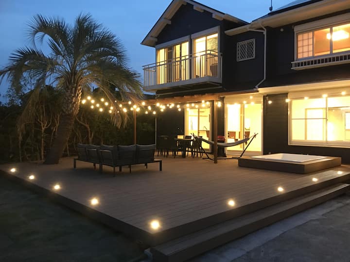 Luxurious private space near the sea in Kujukuri, rent the entire building! Private villa Kujukuri