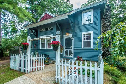 Gilford Station House, Ski 8min, concerts 5 min