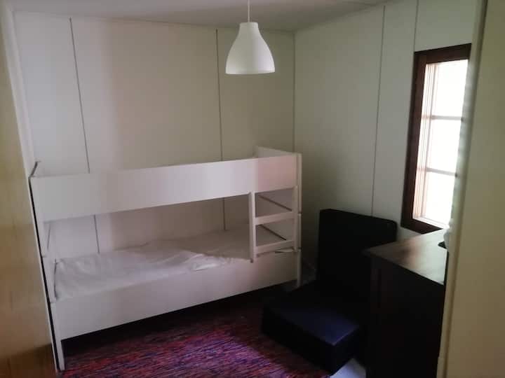Bedroom (no3) with a bunkbed