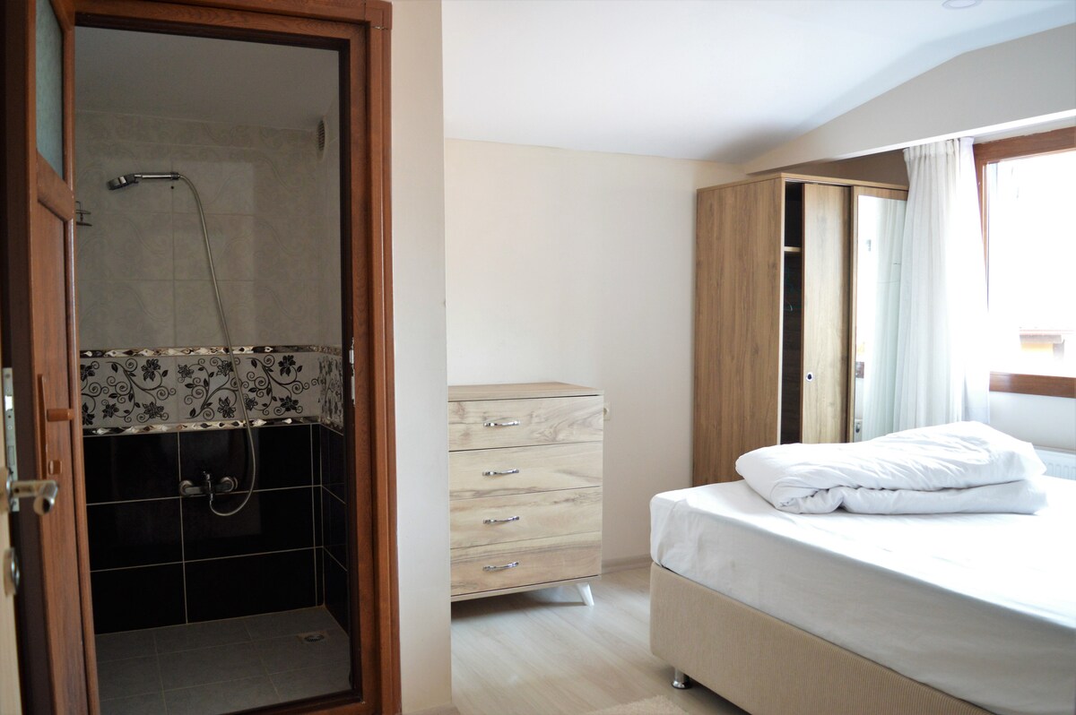 privatna tuš-kada u spavaćoj sobi