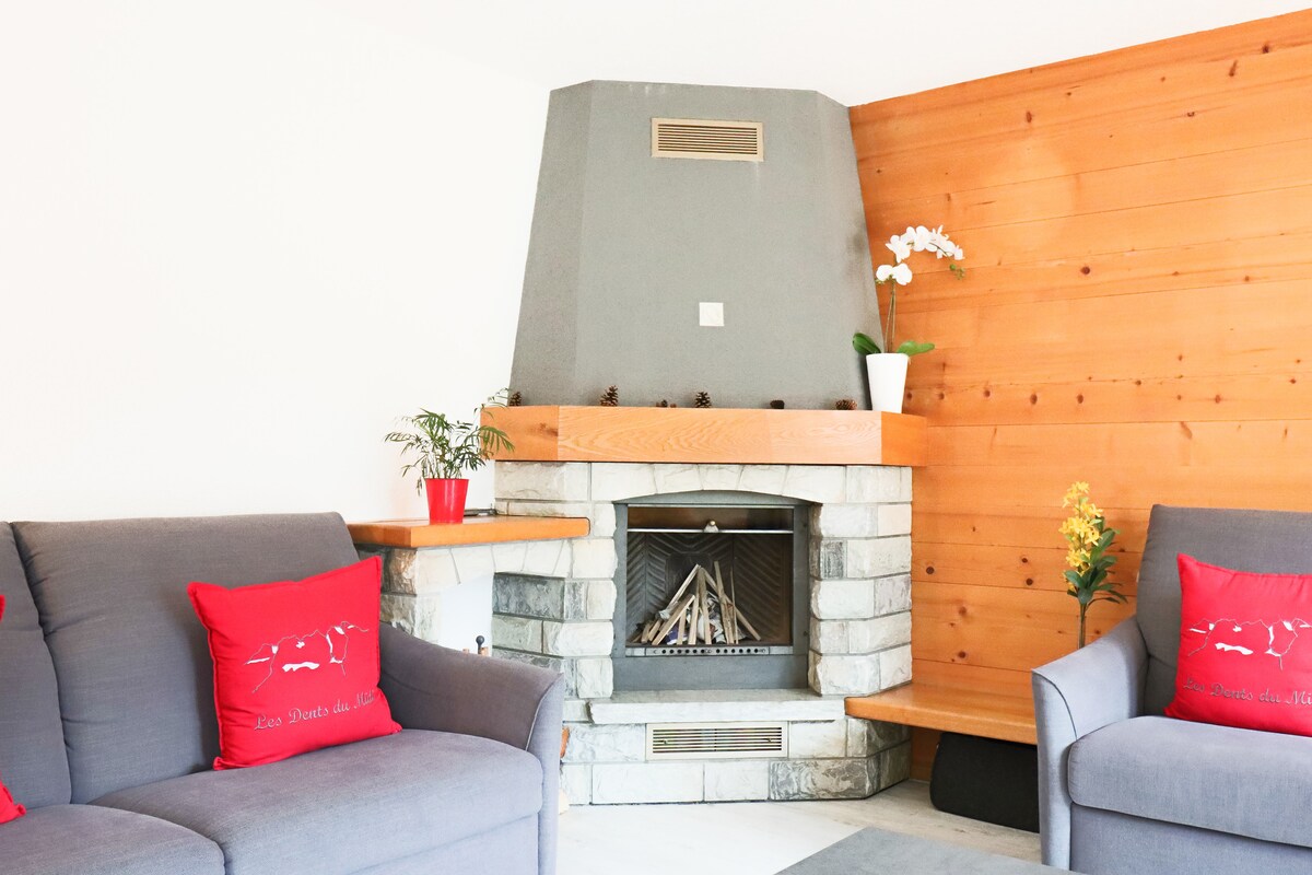 Top performing Airbnb: Chalet for 9-13p, SPA & View of the Dents du Midi in Val D'illiez