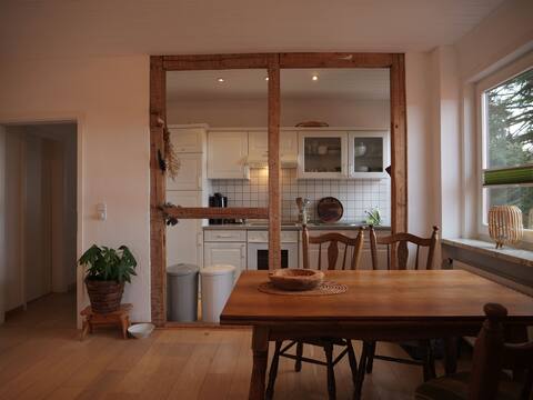 Holiday home in the mountain village with terrace and garden