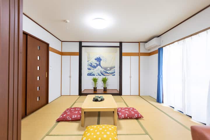 Chumba cha Tatami kwenye ghorofa ya 1