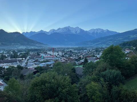 Spacious duplex 6/8 pers facing Mont Blanc