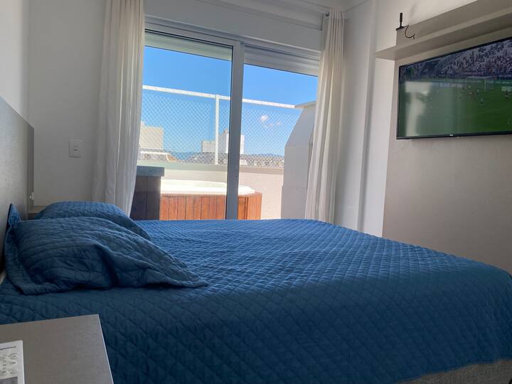 Chumba cha 1 kilicho na kitanda cha watu wawili na televisheni