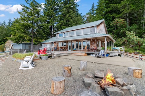 Waterfront Beach Cabin ON Skookum Inlet, Puget Sd.