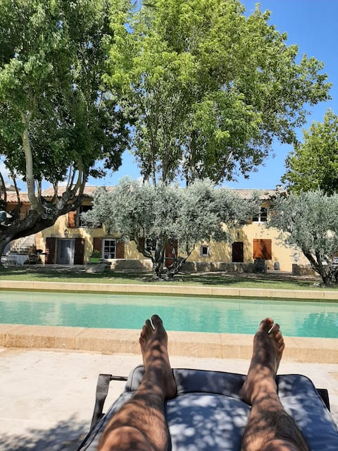 Superb apartment in a beautiful farmhouse.