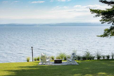ADK Oasis Lakeside: Rustic Modern on Champlain