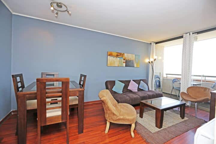Great Andes View- Furnished Apart Forestal Park 1 - Recoleta, Chile