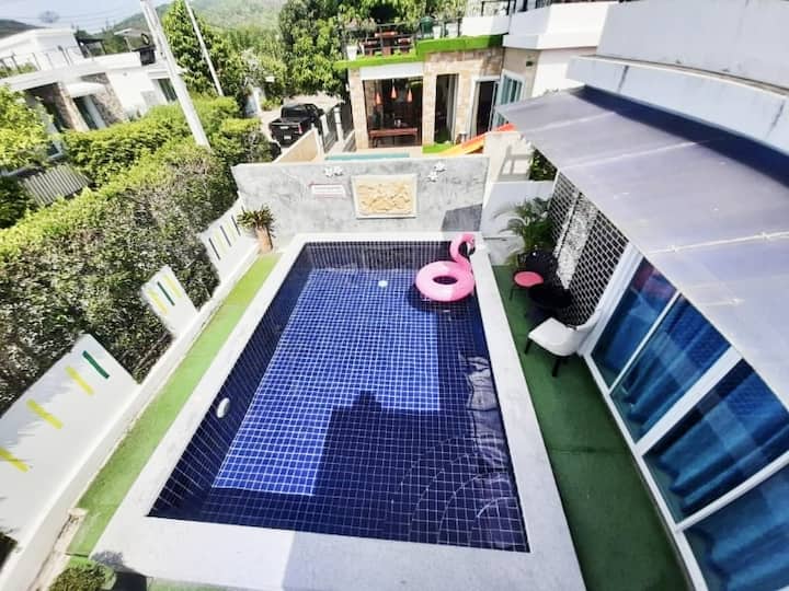 บ้านดาวิน ปาร์ตี้ พูลวิลล่า หัวหิน (โอเกะ ไฟเธค) - Hua Hin