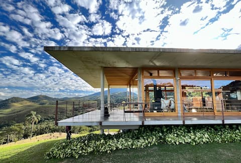 Spectacular house with 360º view of Mantiqueira-SFX