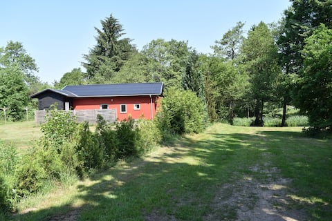 Chata v oblasti rieky/lesa pri Ry, Silkeborg