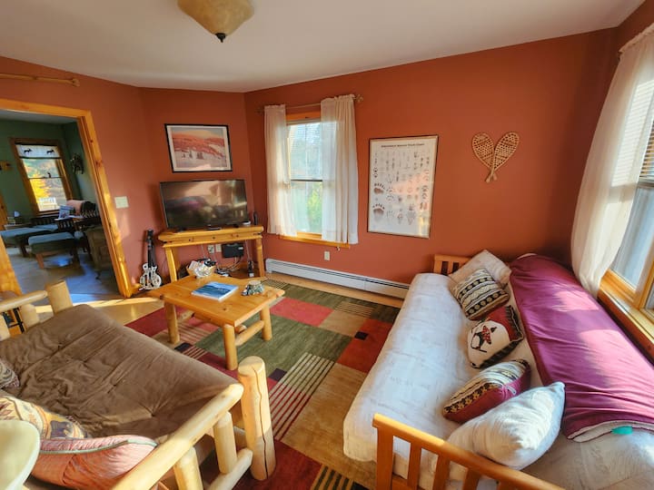 Телевизор / семейство / Спане на футони (вратите са затворени, могат да се използват като спалня)