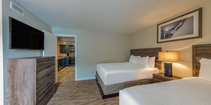 ห้องนอนที่ 2 มีเตียงคู่ 2 เตียง