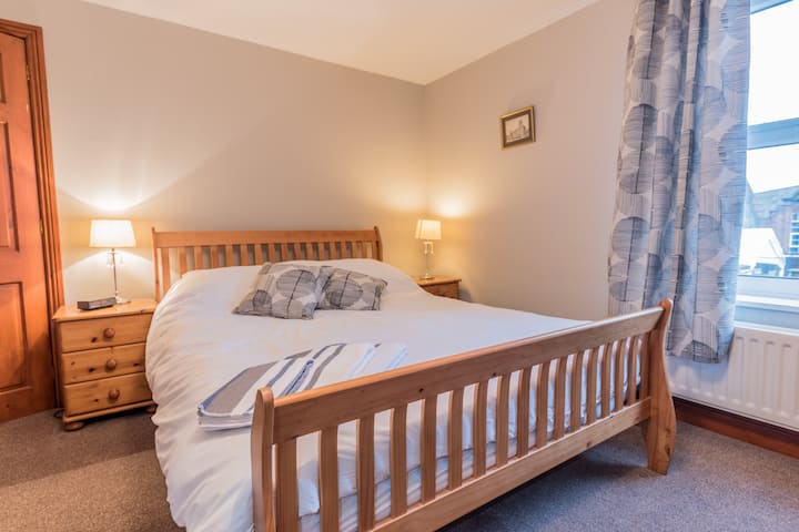 Master bedroom with king bed