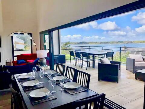 BEACHFRONT breathtaking 180° views