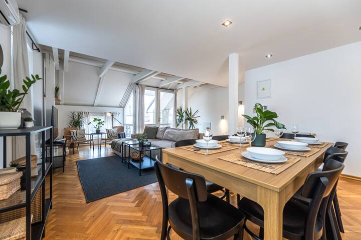 Apartment with Prague view and own terrace gallery image 2