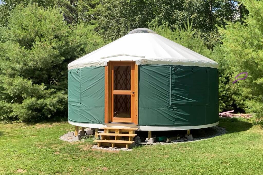 Pinedale Yurt Yurts for Rent in Harrison, Maine, United States