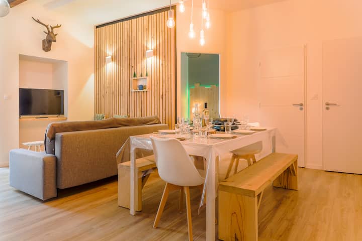 Rdc Grand Appartement 4 éToiles Centre Village Ax - Ariège