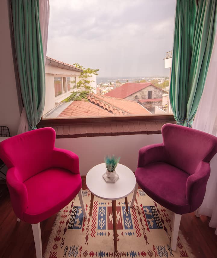 Sea View 1+1 Apartment With Kitchen, Sultanahmet - Istanbul