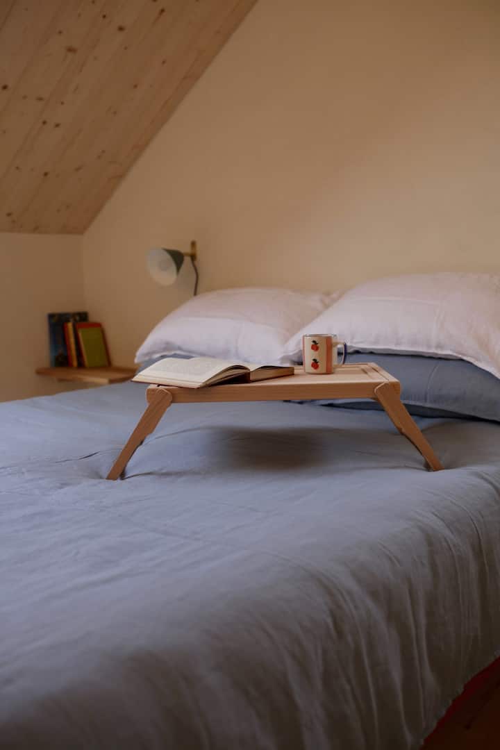 Enjoy slow mornings, breakfast in bed.