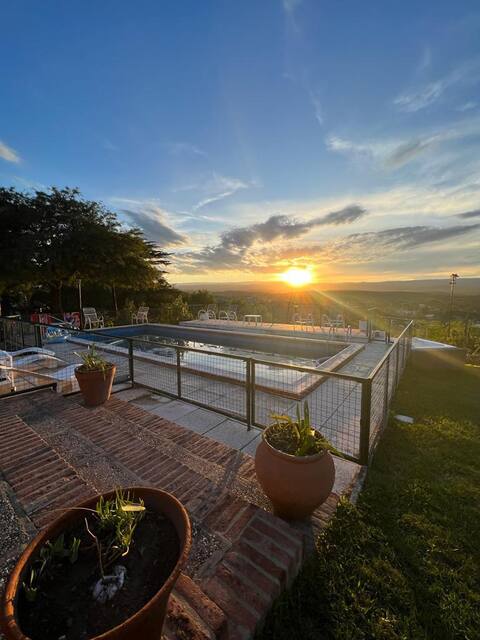 House with view of the Cordobesas mountains
