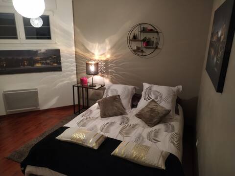 Logement très calme dans maison avec grand jardin